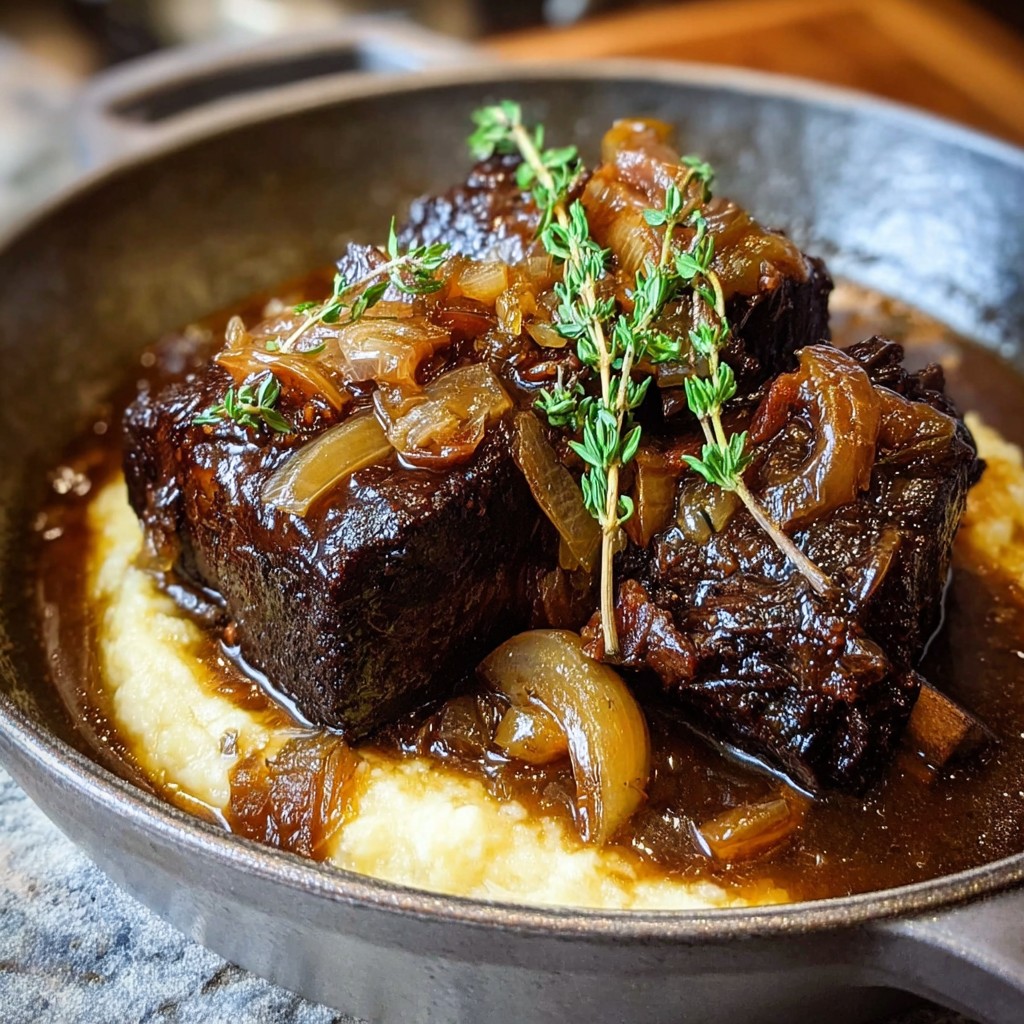 Braised Short Ribs with Apple Cider – Rich, Savory & Seasonal