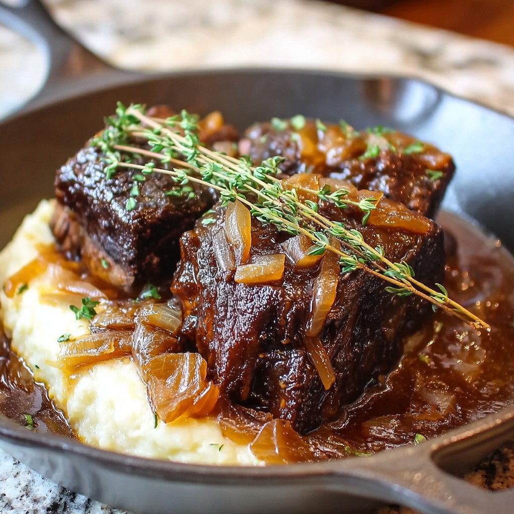 Braised Short Ribs with Apple Cider – Rich, Savory & Seasonal