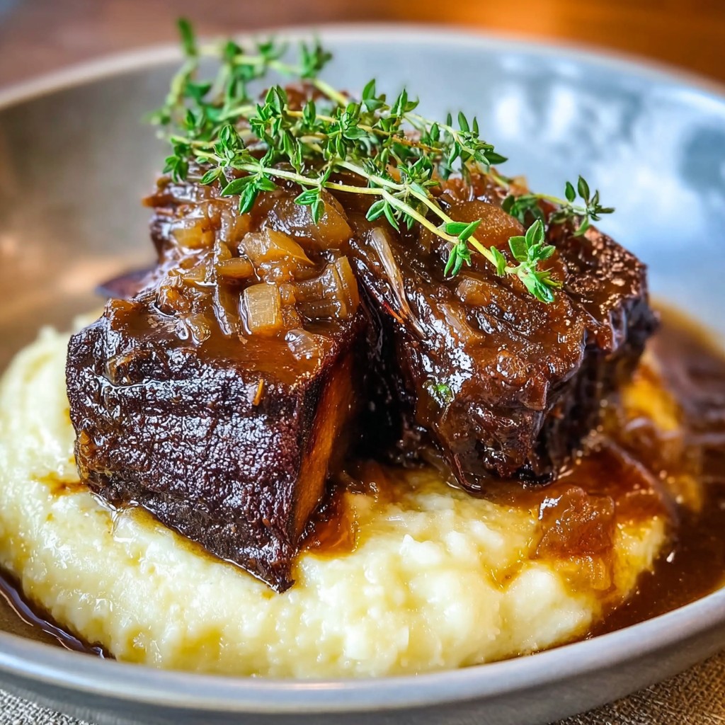 Braised Short Ribs with Apple Cider – Rich, Savory & Seasonal