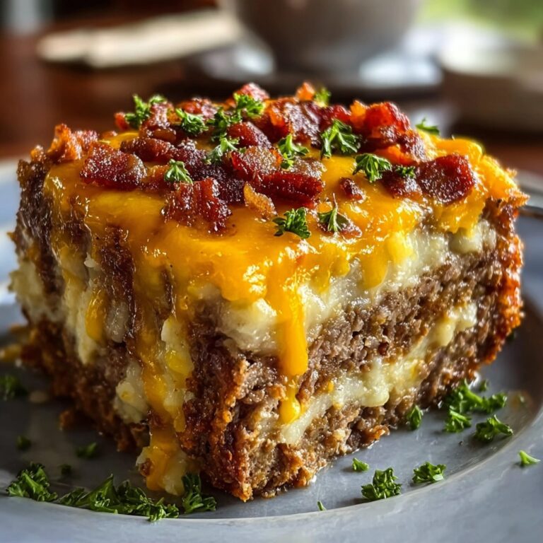 Cheesy Loaded Meatloaf Casserole – The Ultimate Comfort Food