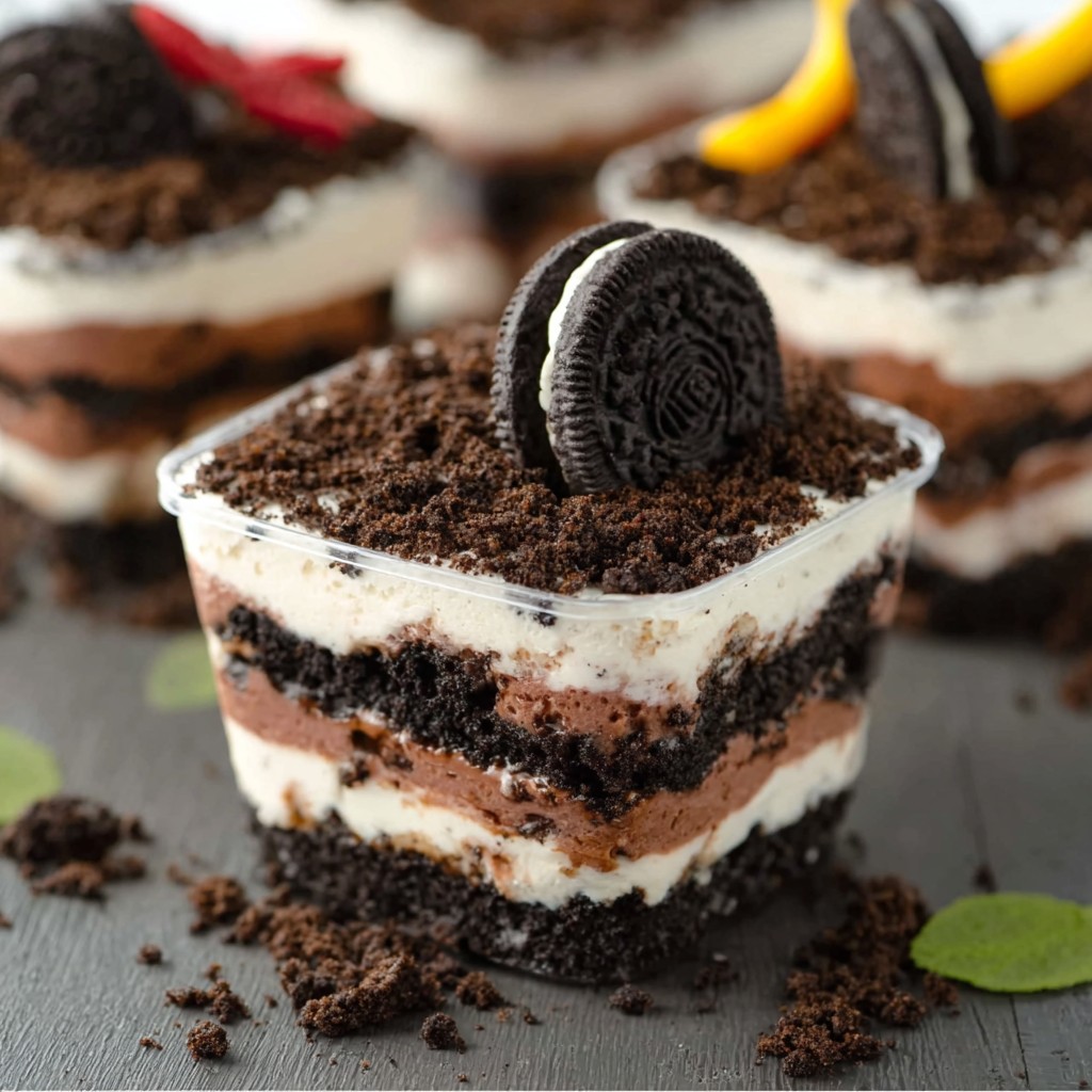 Creamy Oreo Dirt Cake - Delicious Dessert Recipe