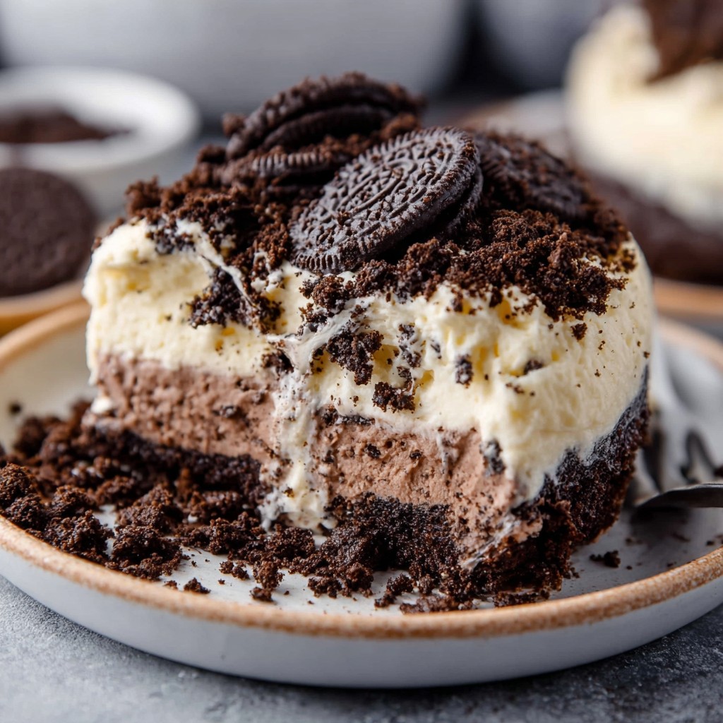Creamy Oreo Dirt Cake - Delicious Dessert Recipe