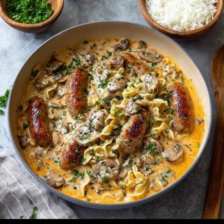 Creamy Sausage Stroganoff Recipe