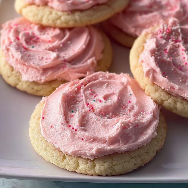 Crumbl Pink Sugar Cookies – Easy Copycat Recipe at Home