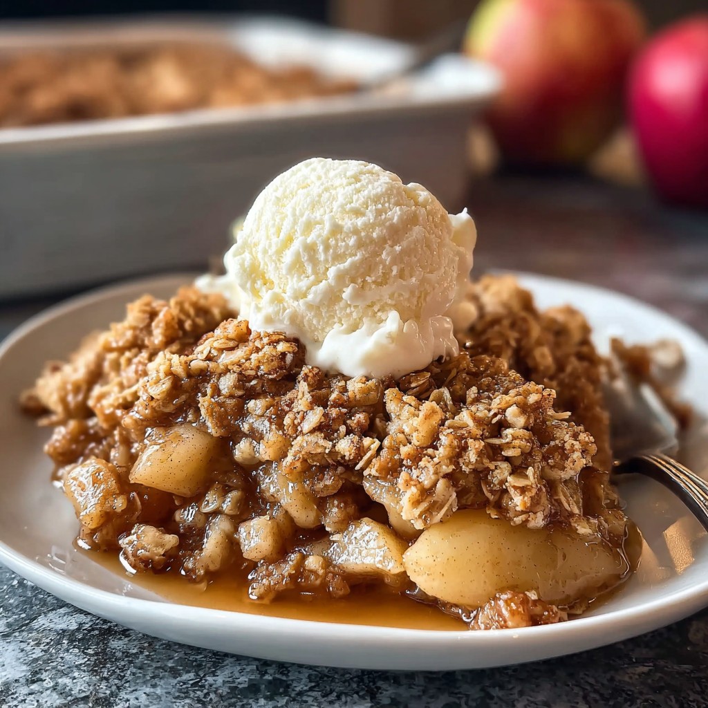 Easy Apple Crisp with Oat Topping – A Fall Classic