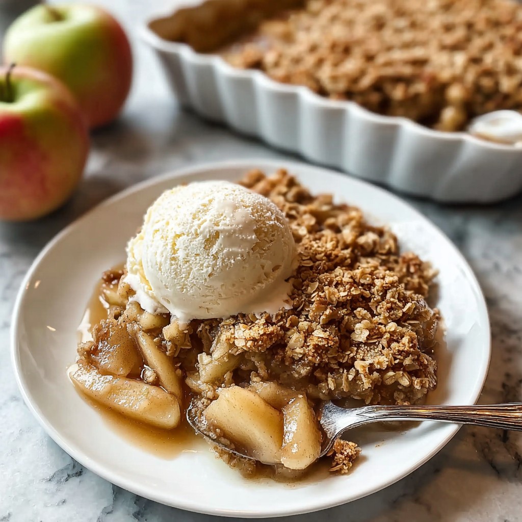 Easy Apple Crisp with Oat Topping – A Fall Classic