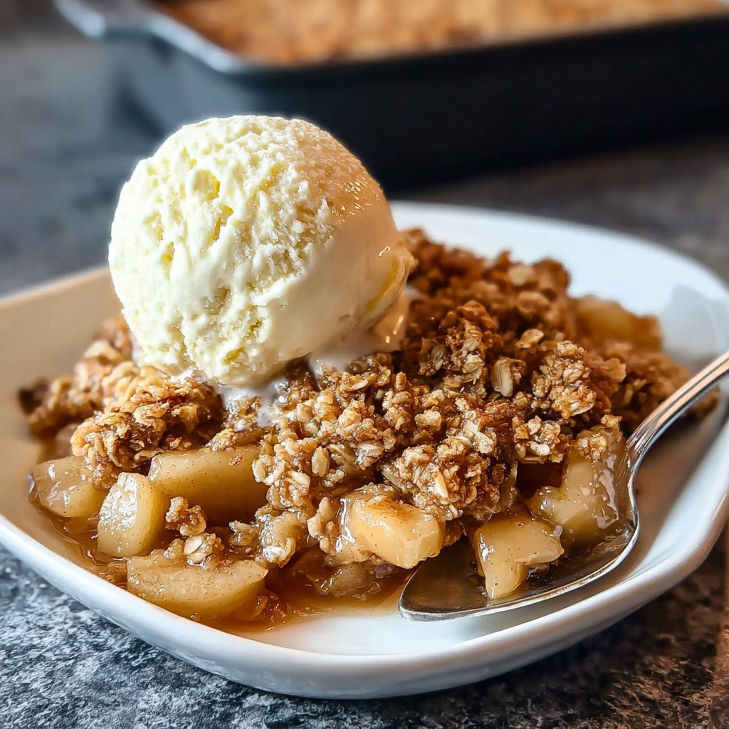 Easy Apple Crisp with Oat Topping – A Fall Classic