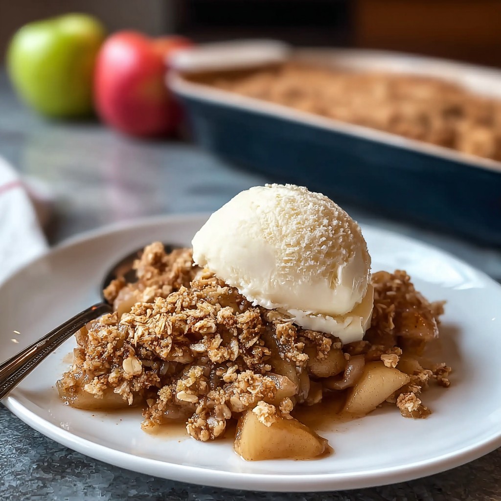 Easy Apple Crisp with Oat Topping – A Fall Classic
