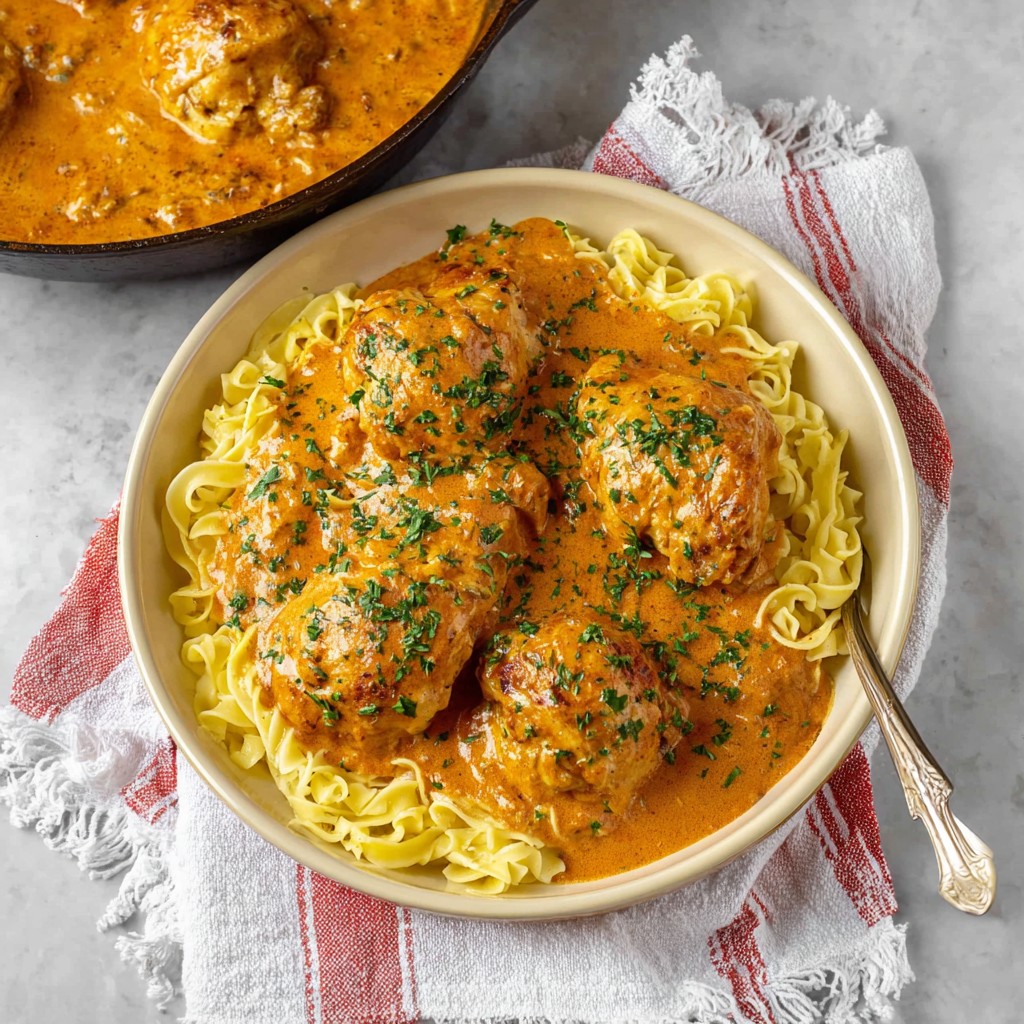Easy Chicken Paprikash Recipe