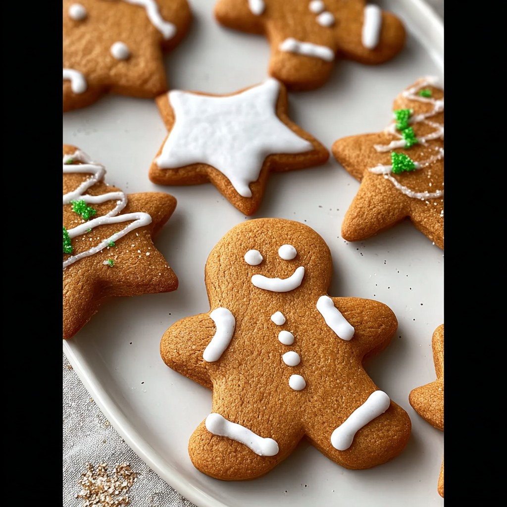 Easy Homemade Gingerbread Cookies