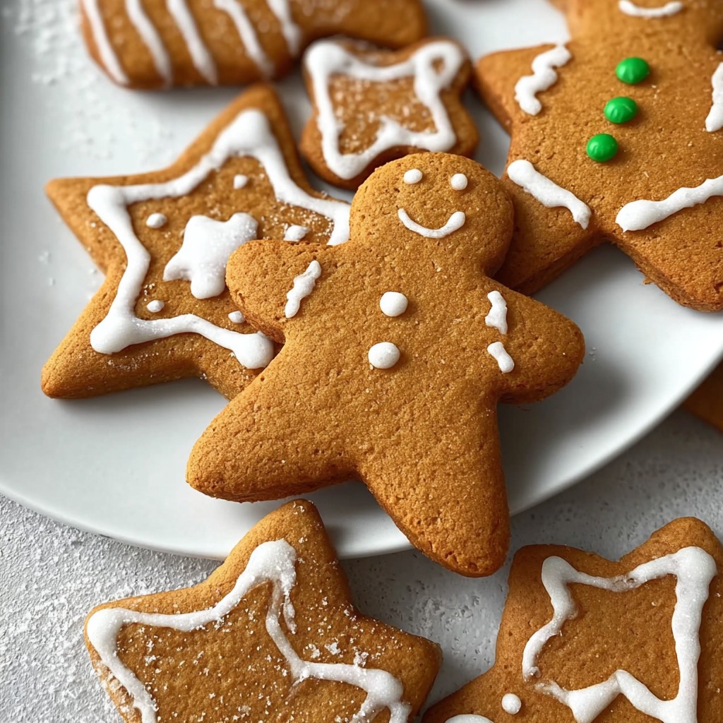 Easy Homemade Gingerbread Cookies