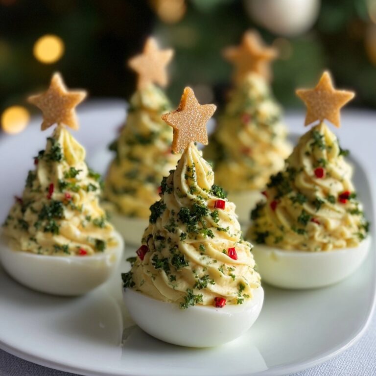 Festive Christmas Tree Eggs – Perfect Holiday Appetizer