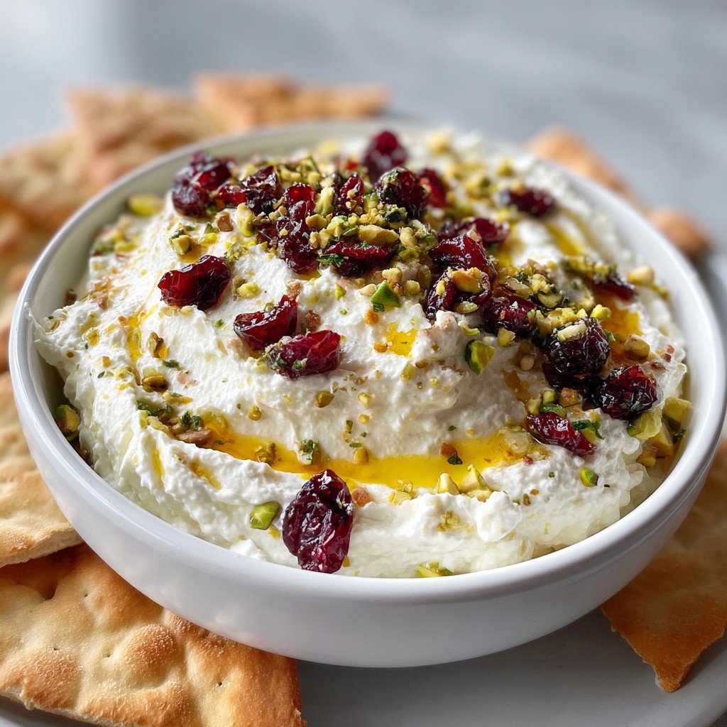 Festive Whipped Feta Dip – Sweet, Savory & Perfect for Christmas