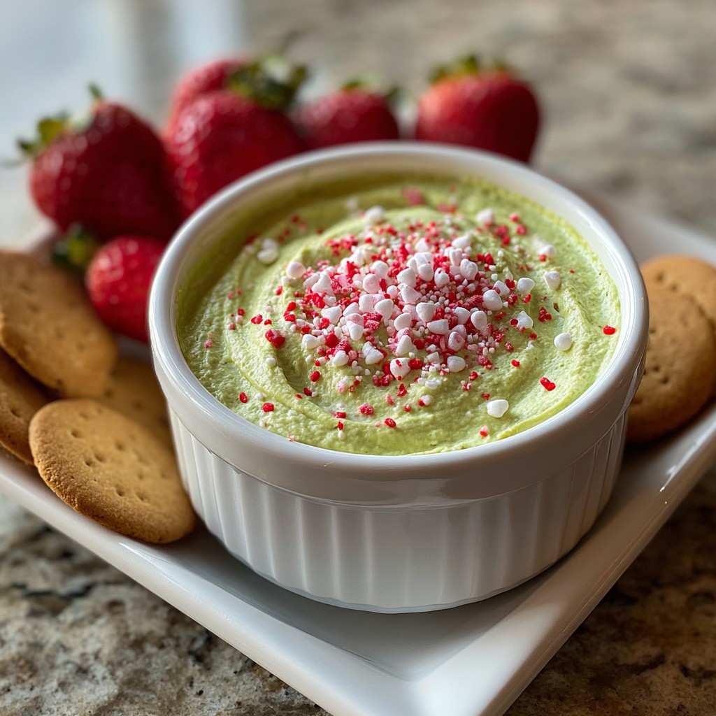 Grinch-Inspired Dessert Dip – A Fun Holiday Recipe Idea