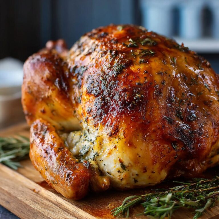 Perfect Roast Turkey – Juicy with Herb Butter Under the Skin
