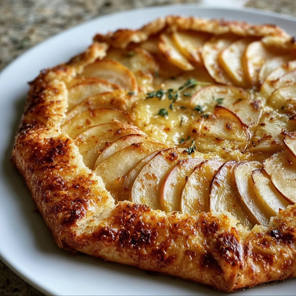 Rustic Apple Cheddar Galette – Easy Recipe Idea for Entertaining