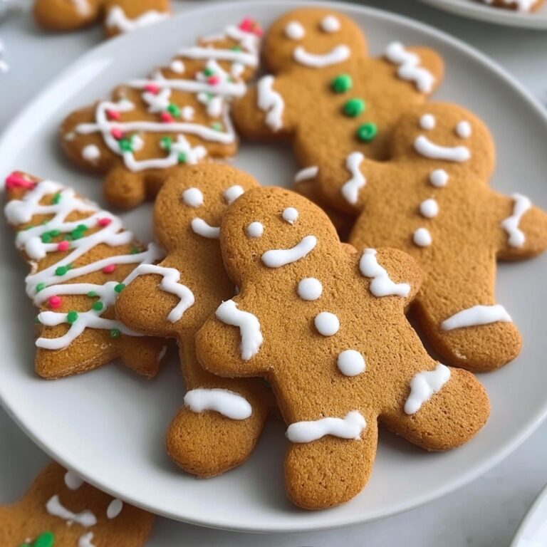 Soft & Chewy Gingerbread Cookies – A Christmas Favorite
