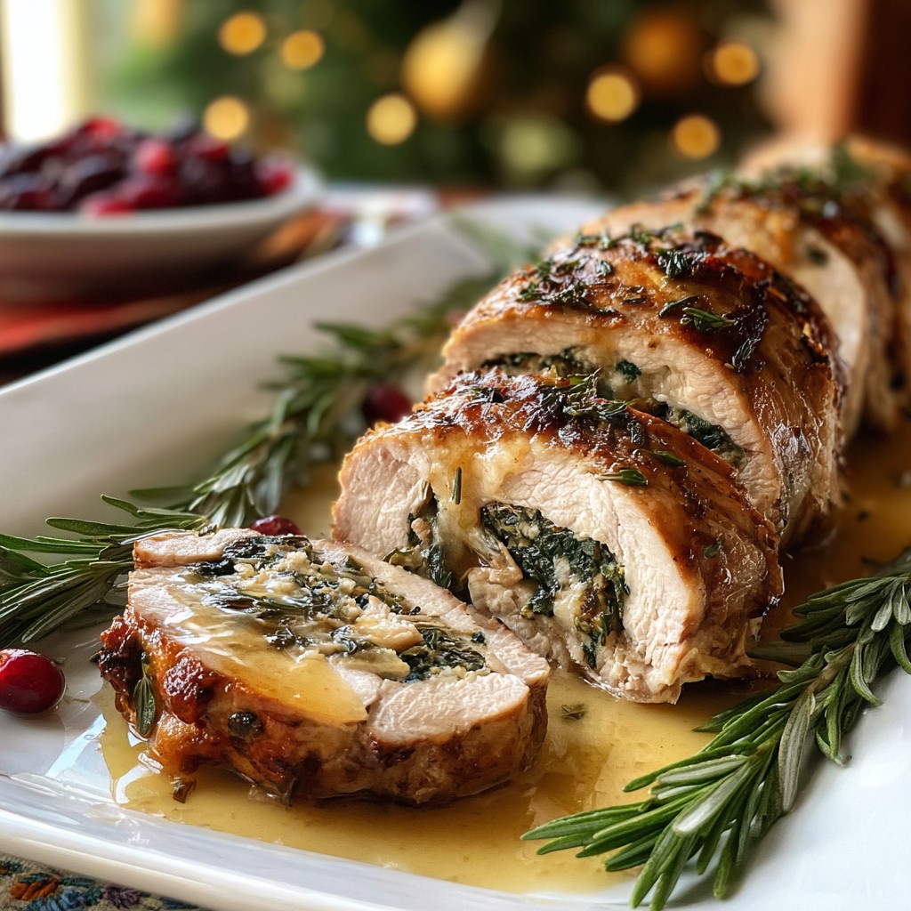 Stuffed Pork Tenderloin – Elegant & Flavorful Christmas Main Dish