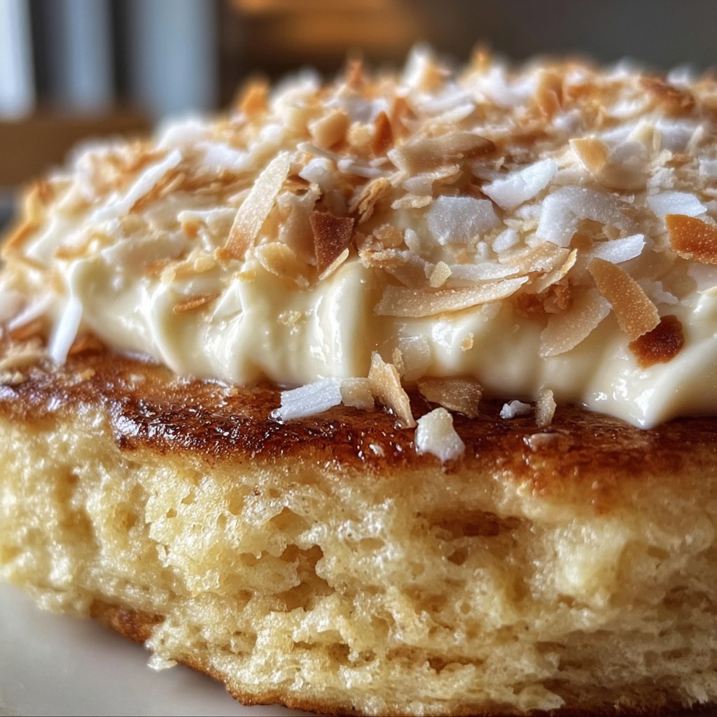 Sweet Coconut Cream Pancakes – Fluffy, Tropical & Irresistible
