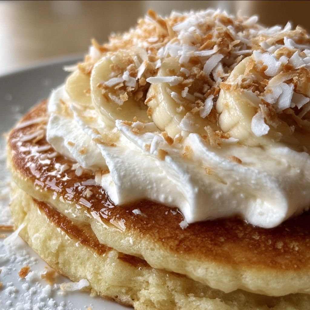 Sweet Coconut Cream Pancakes – Fluffy, Tropical & Irresistible