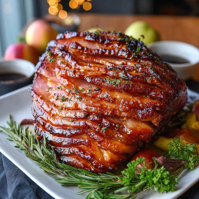 Thanksgiving Honey Glazed Ham – Perfect for Serving a Crowd