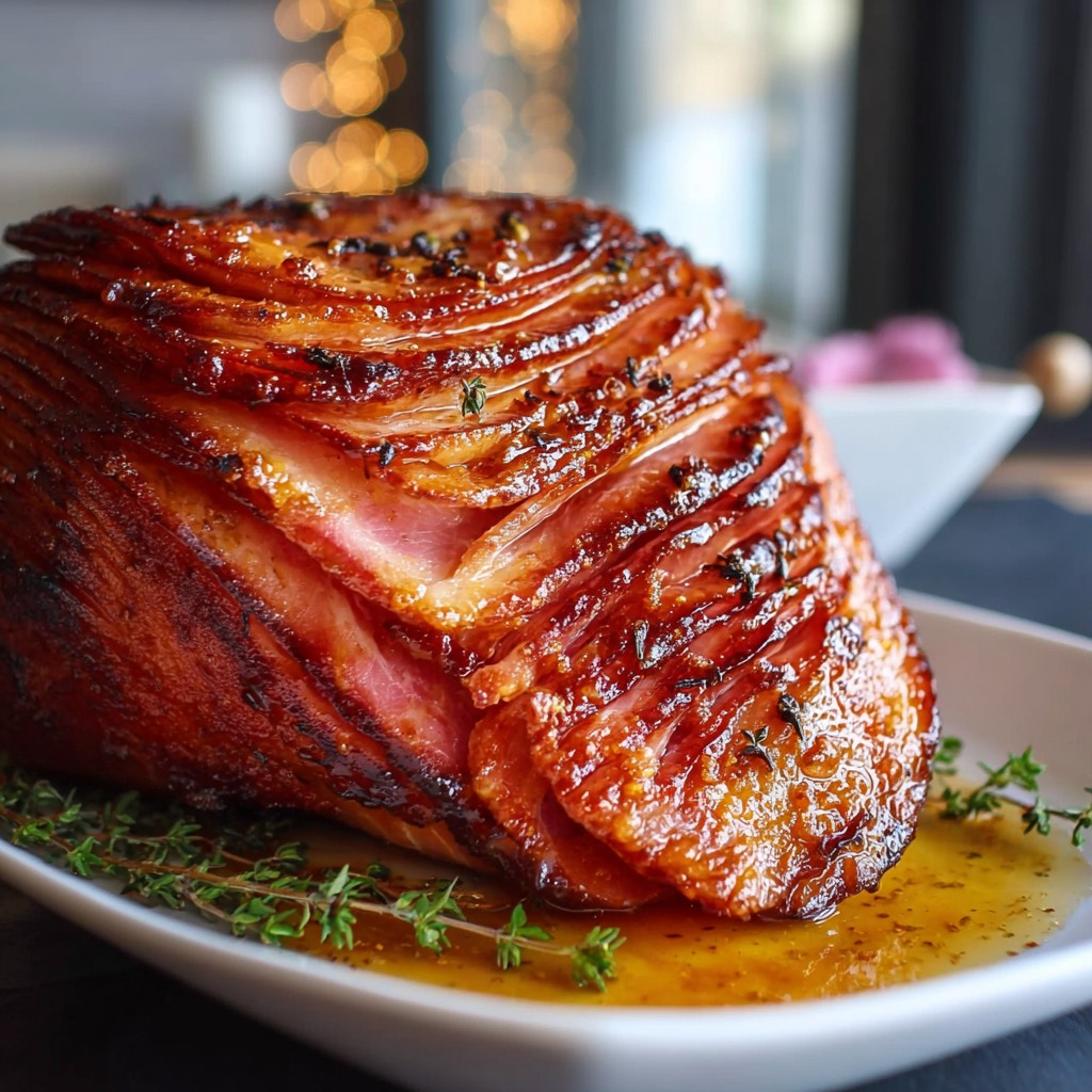 Thanksgiving Honey Glazed Ham – Perfect for Serving a Crowd