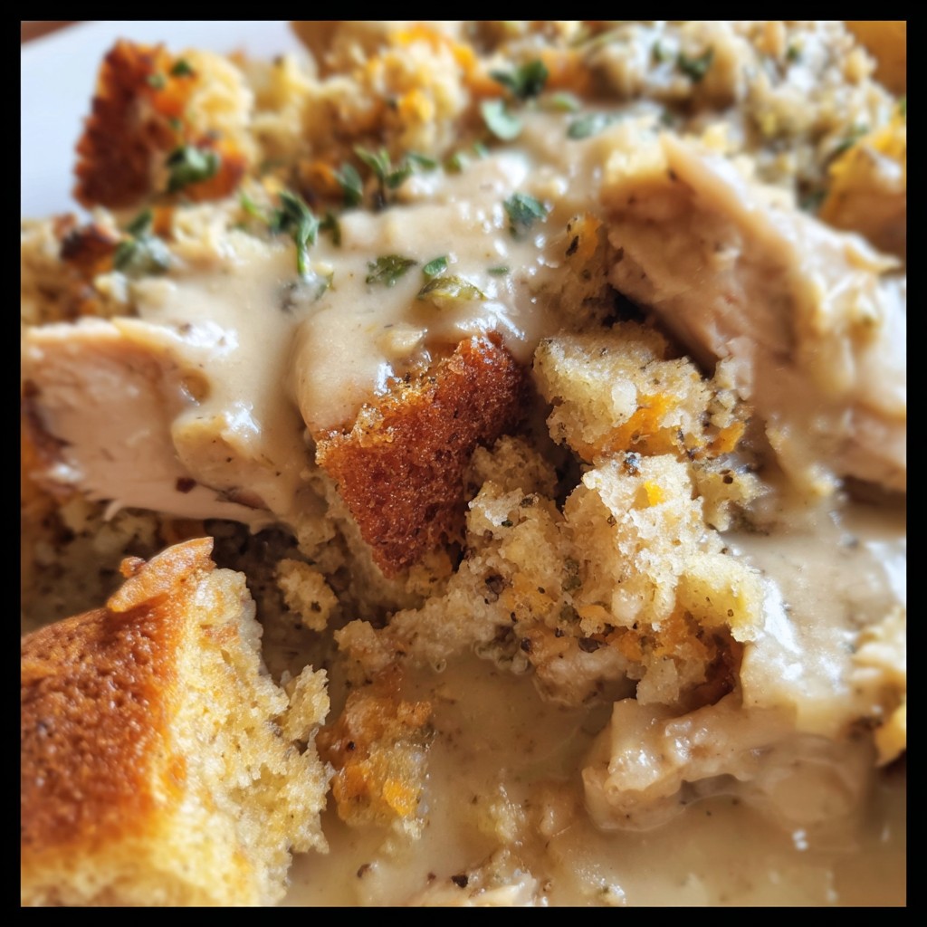 1980s Slow Cooker Chicken and Stuffing