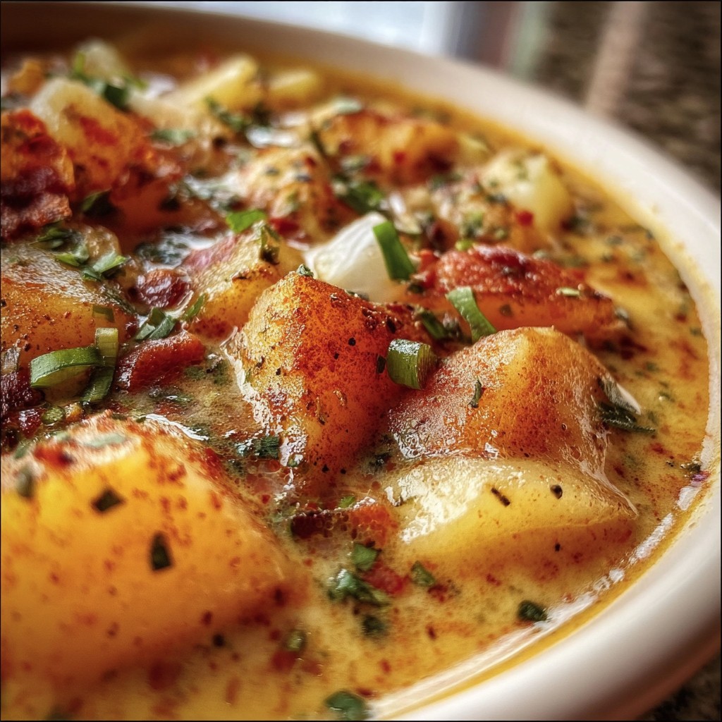 Cajun Potato Soup – Creamy, Spicy & Comforting