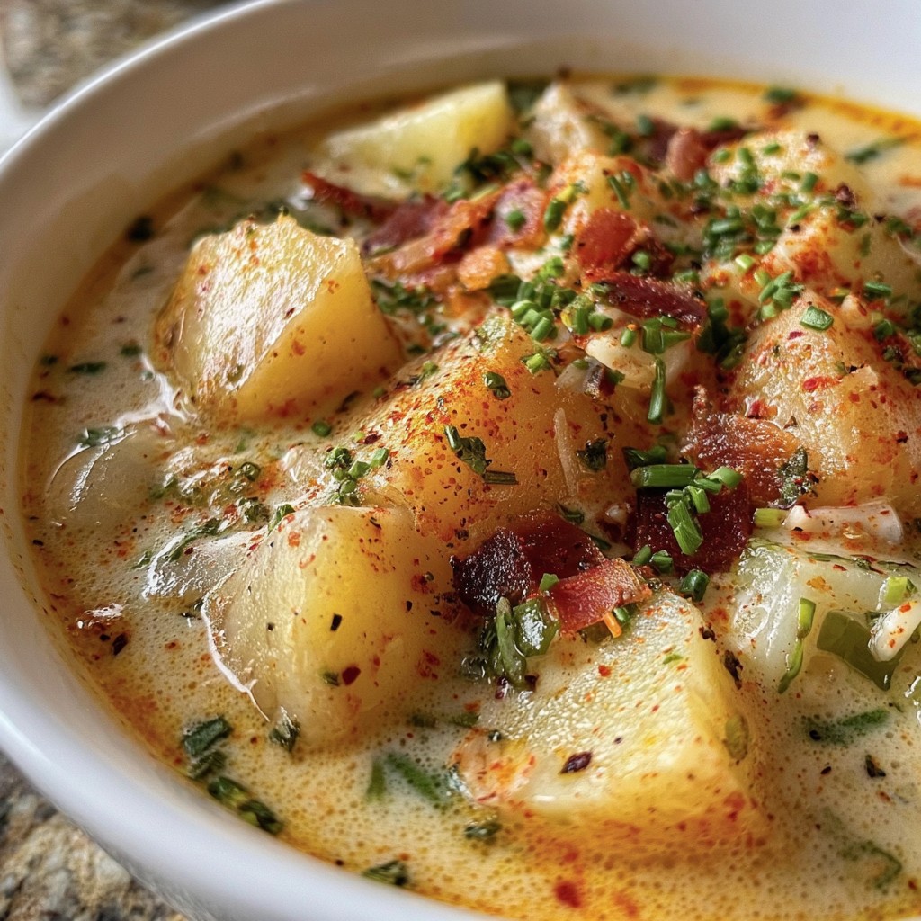 Cajun Potato Soup – Creamy, Spicy & Comforting