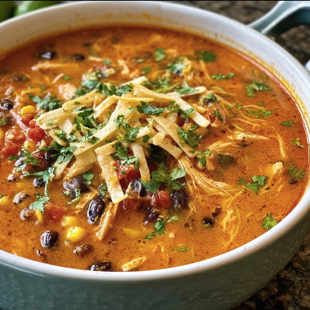 Creamy Chicken Enchilada Soup – Bold Tex-Mex Comfort
