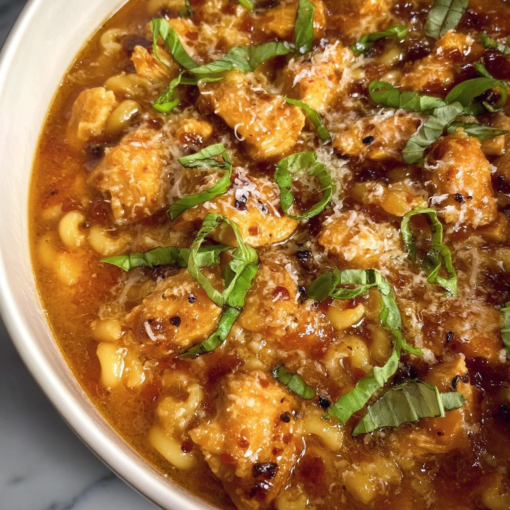 Crock Pot Creamy Chicken Parmesan Soup