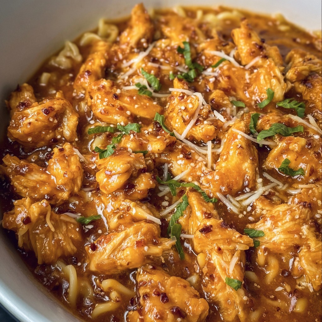 Crock Pot Creamy Chicken Parmesan Soup