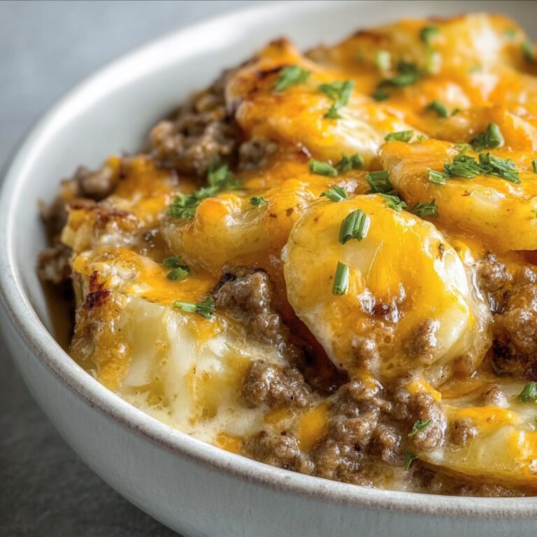 Crockpot Hamburger Potato Casserole