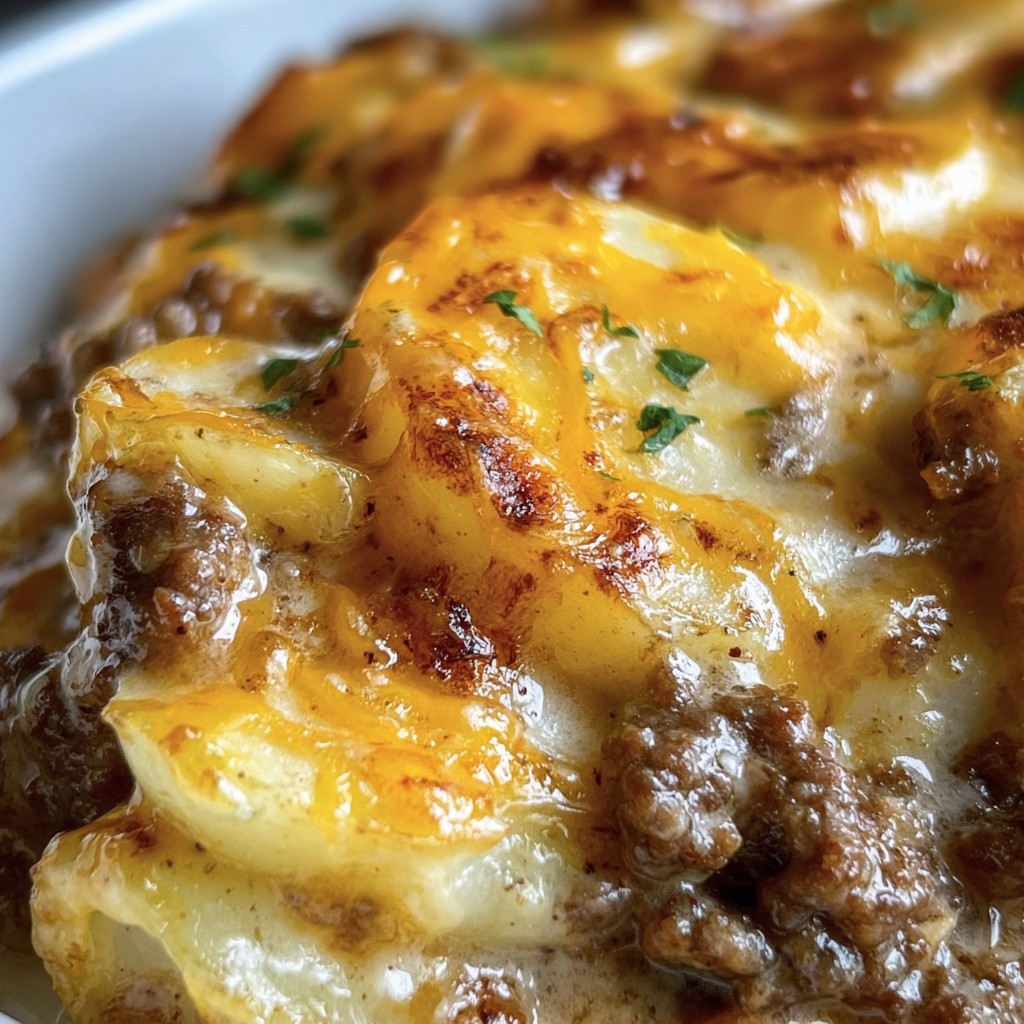 Crockpot Hamburger Potato Casserole