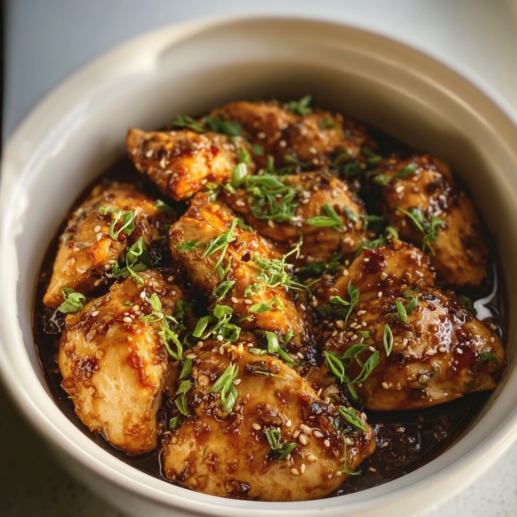 Crockpot Honey Garlic Chicken