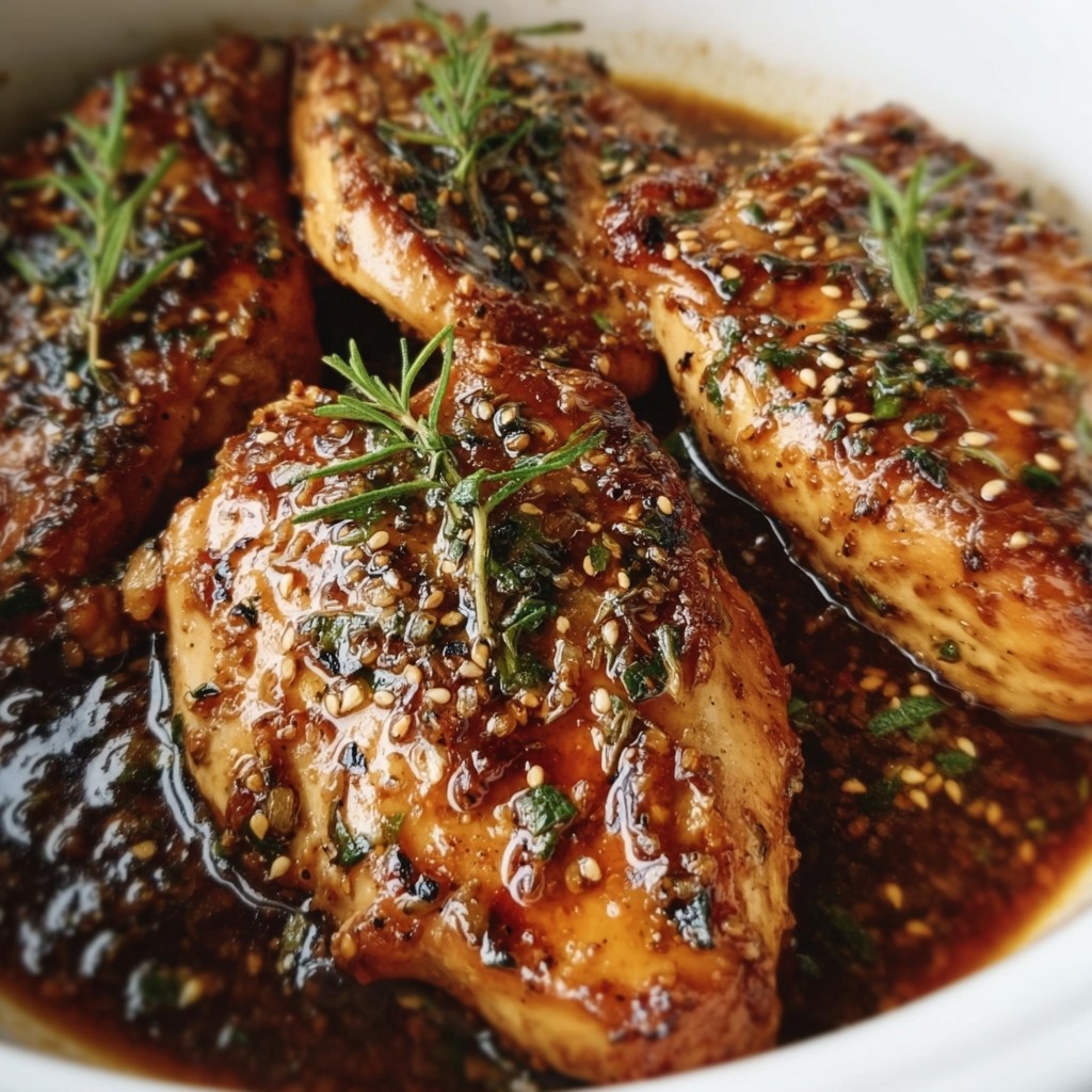 Crockpot Honey Garlic Chicken