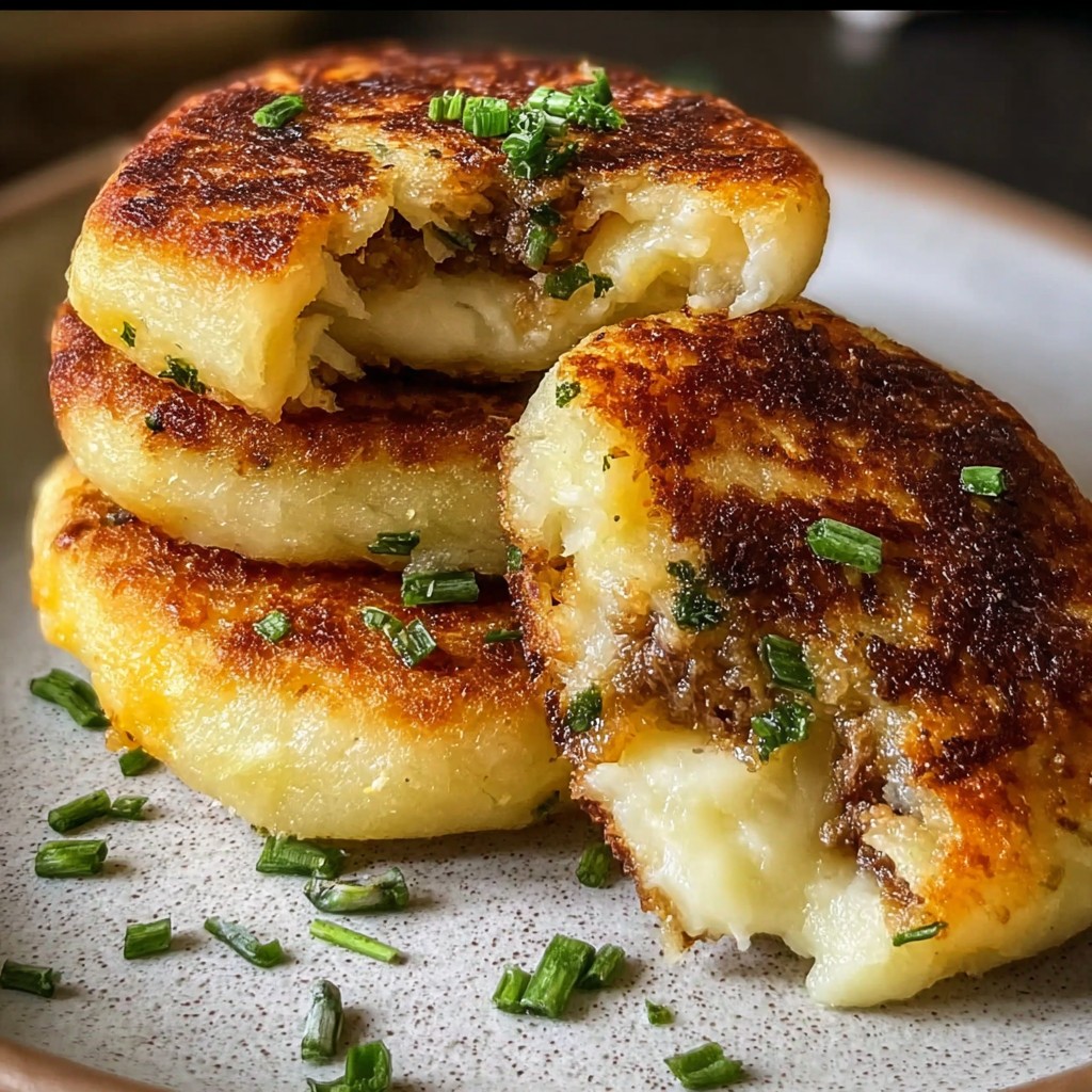 Easy Stuffed Potato Cakes – Comfort Food Recipe Idea