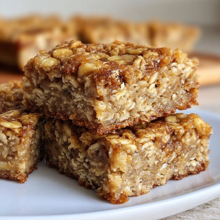 Healthy Banana Oatmeal Bars – Clean Eating Snack