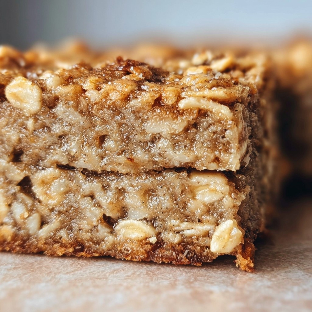 Healthy Banana Oatmeal Bars – Clean Eating Snack
