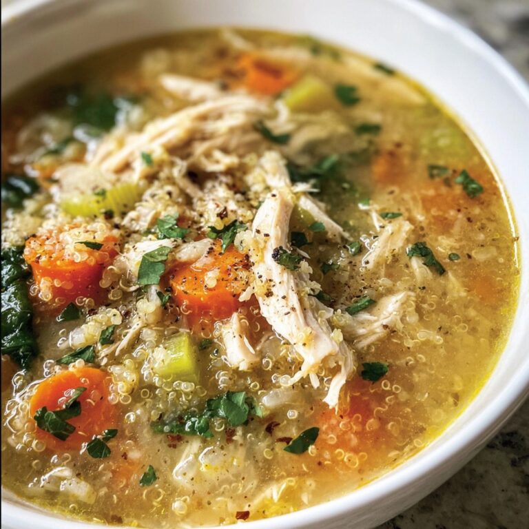 Healthy Chicken Quinoa Soup – Clean Comfort in a Bowl