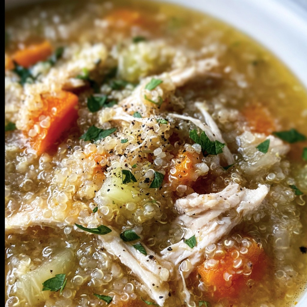 Healthy Chicken Quinoa Soup – Clean Comfort in a Bowl