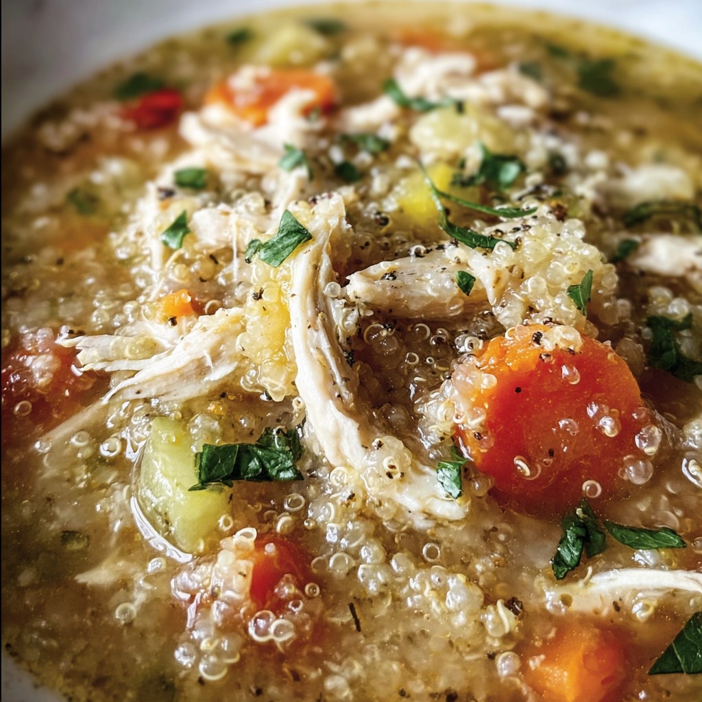 Healthy Chicken Quinoa Soup – Clean Comfort in a Bowl