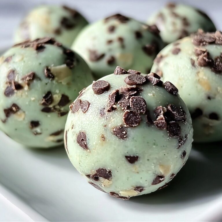 Healthy Mint Protein Bites – Chocolate Chip Energy Boosters