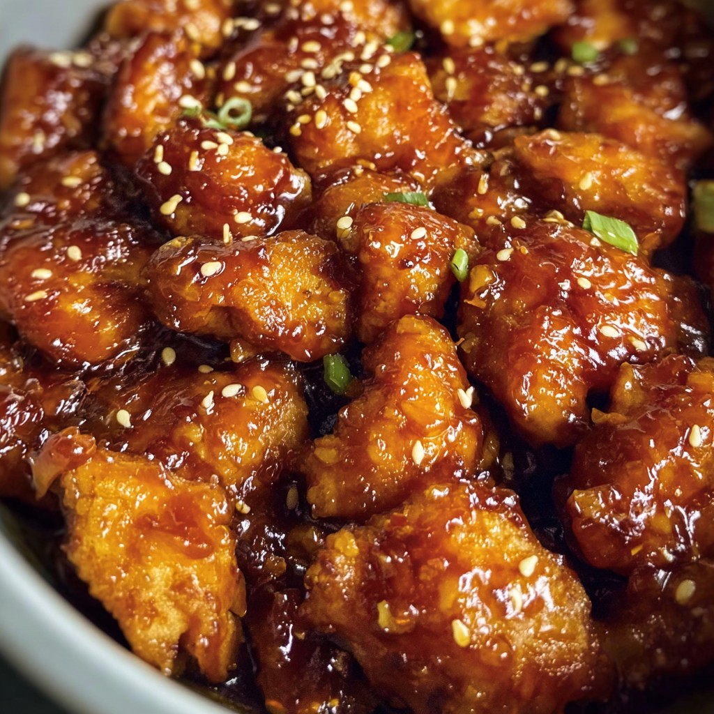 Healthy Orange Chicken in the Slow Cooker