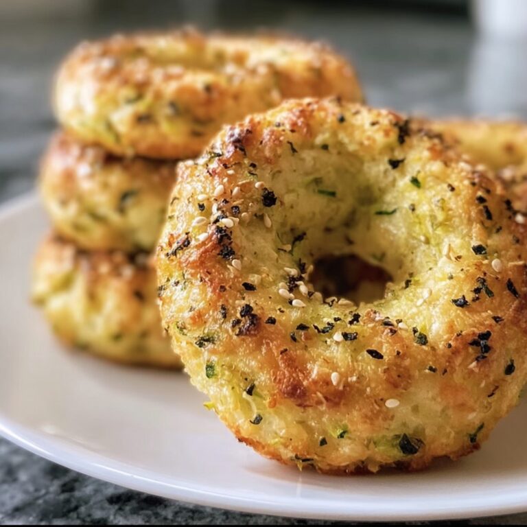 Healthy Zucchini Bagels – Gluten-Free & Baked