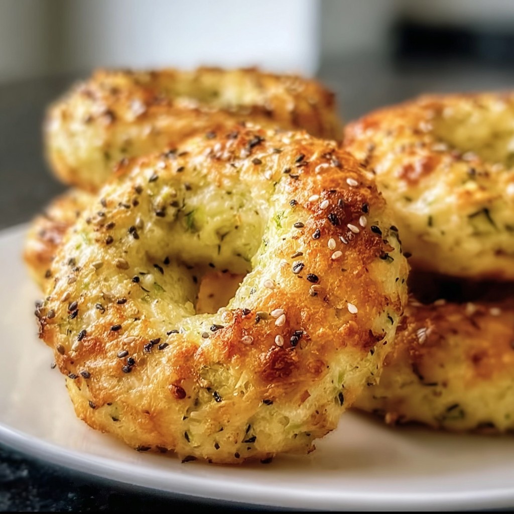 Healthy Zucchini Bagels – Gluten-Free & Baked