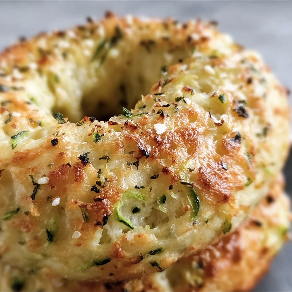 Healthy Zucchini Bagels – Gluten-Free & Baked