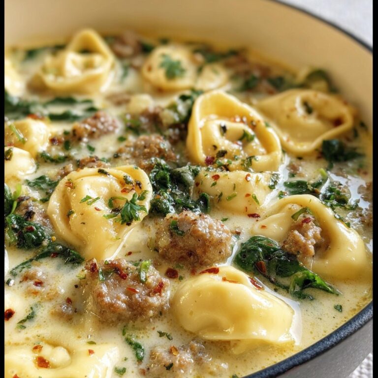Italian Sausage & Tortellini Soup – Easy & Satisfying