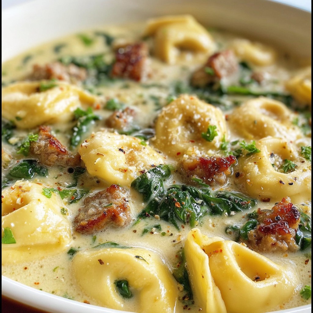 Italian Sausage & Tortellini Soup – Easy & Satisfying