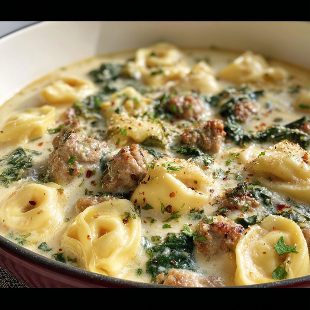 Italian Sausage & Tortellini Soup – Easy & Satisfying